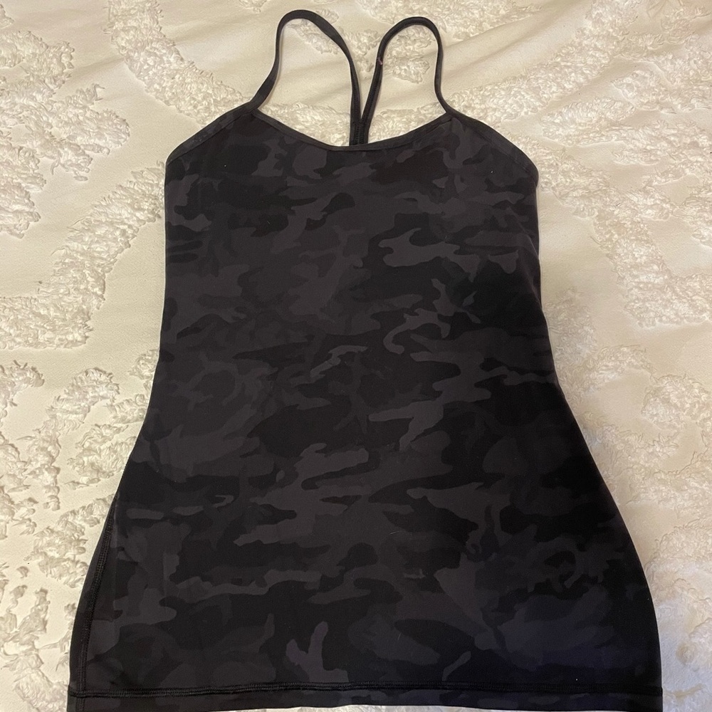 Black camo lululemon tank top